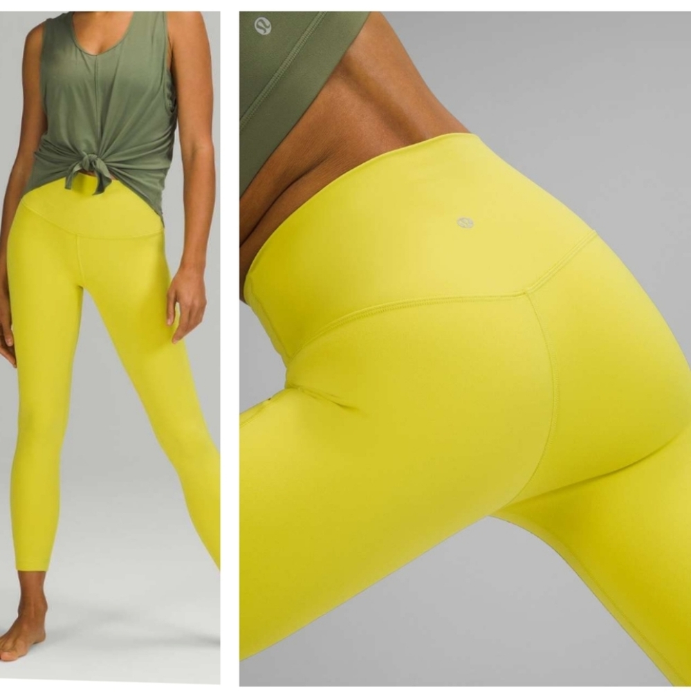 Lululemon Align High-Rise Pant 25" In Soleil Size 12